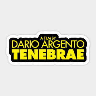 Tenebrae (yellow) Sticker